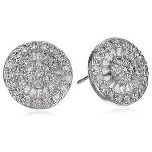 KJL Classic Multi-Cubic Zirconia Button Post Studs